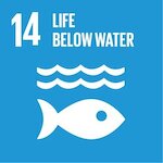 Conserve and sustainably use the oceans, seas and marine resources for sustainable development logo
